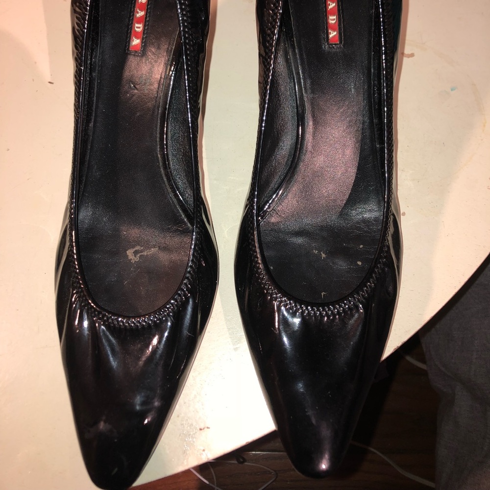 Prada kitten heel shoe